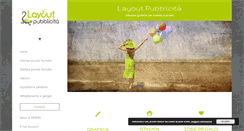 Desktop Screenshot of layoutpubblicita.com